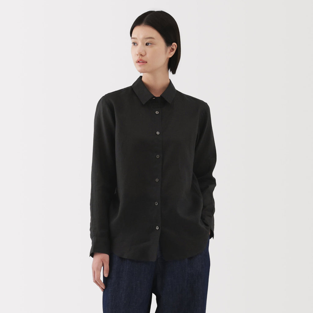 Women's Washed Linen Shirt