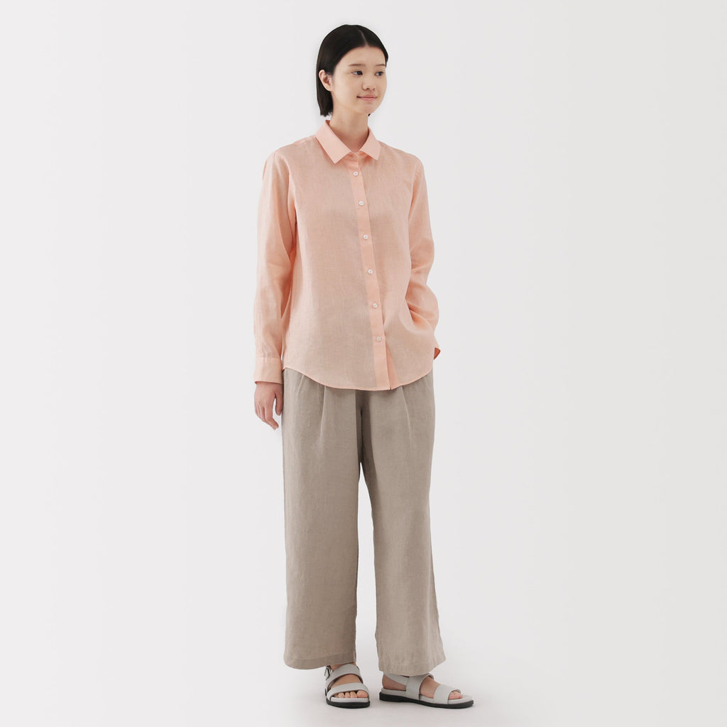 Women's Washed Linen Shirt