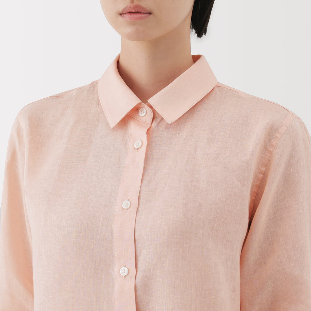 Women's Washed Linen Shirt