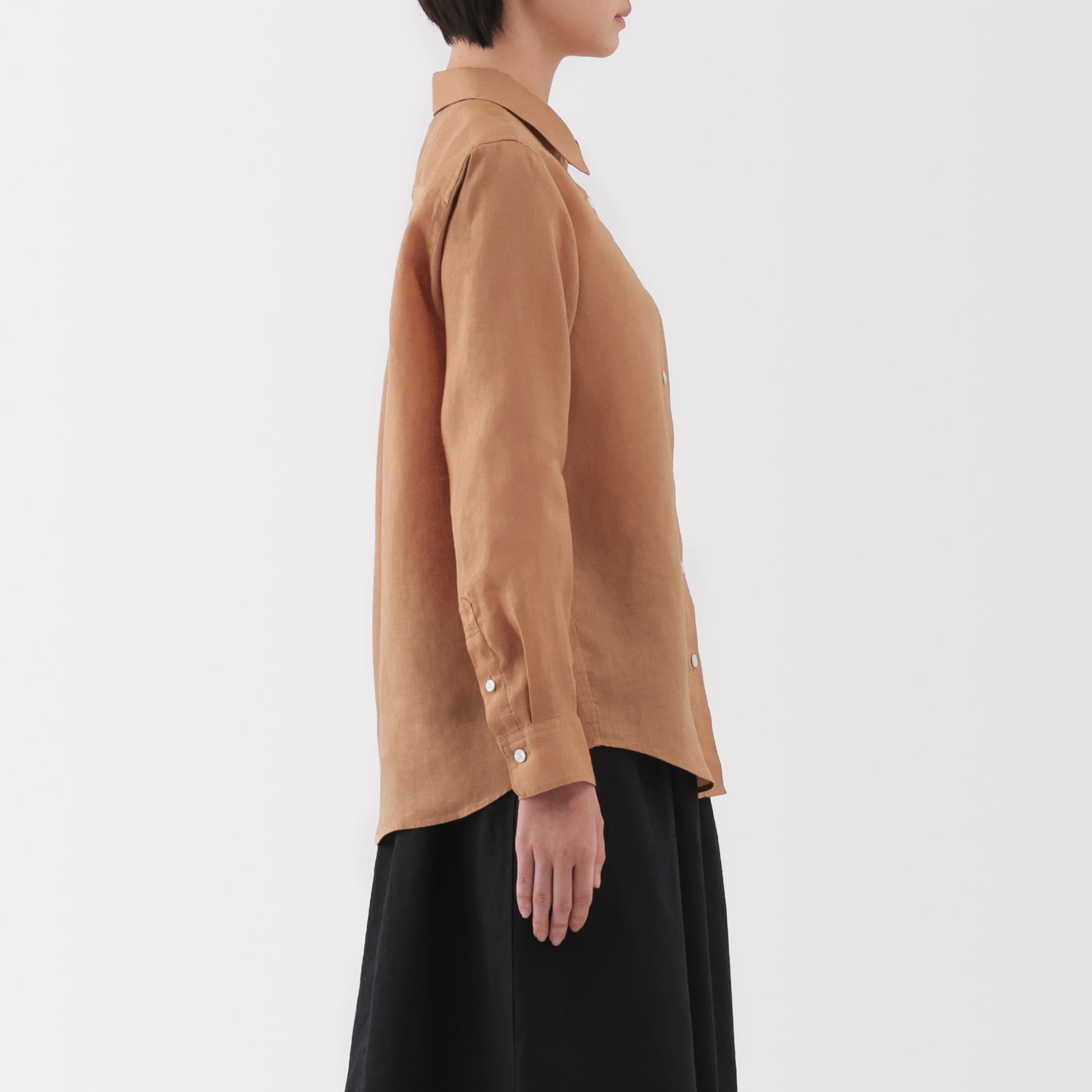 Women's Washed Linen Shirt