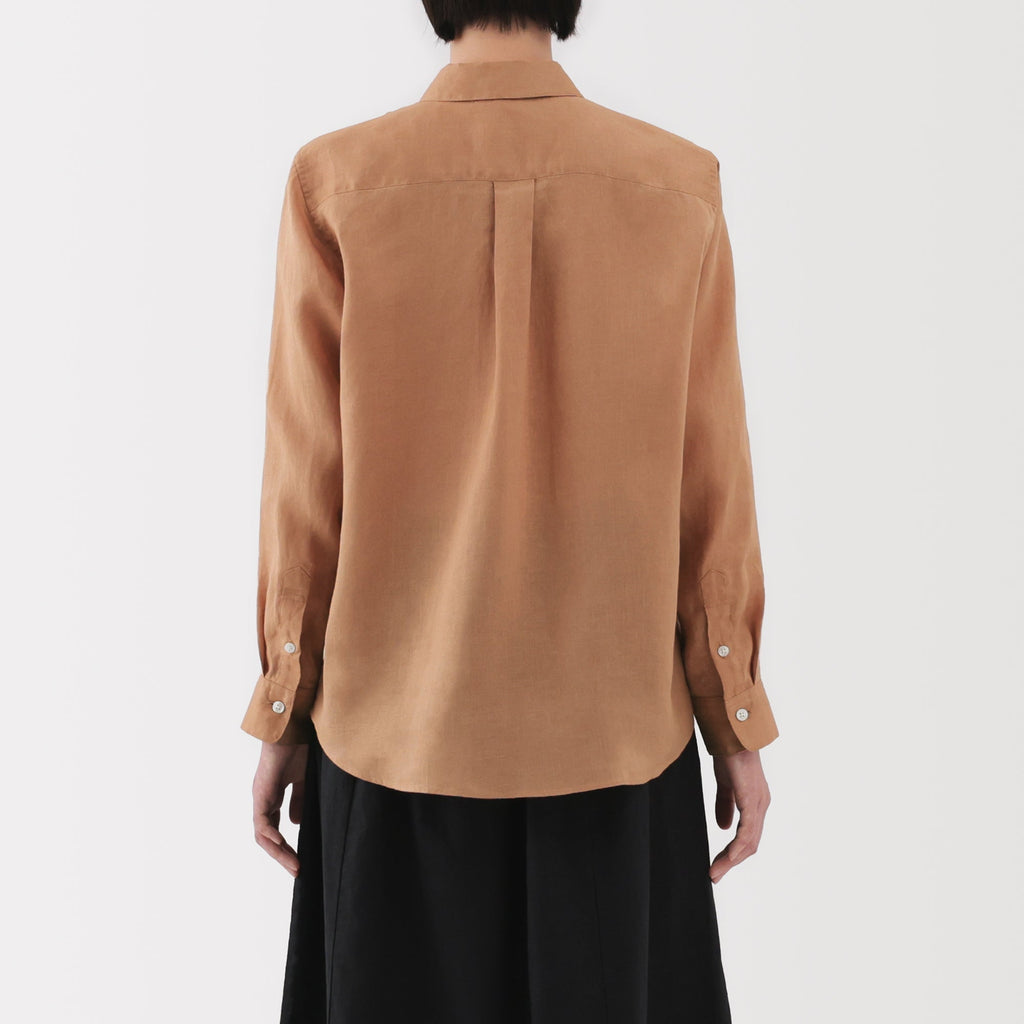 Women's Washed Linen Shirt