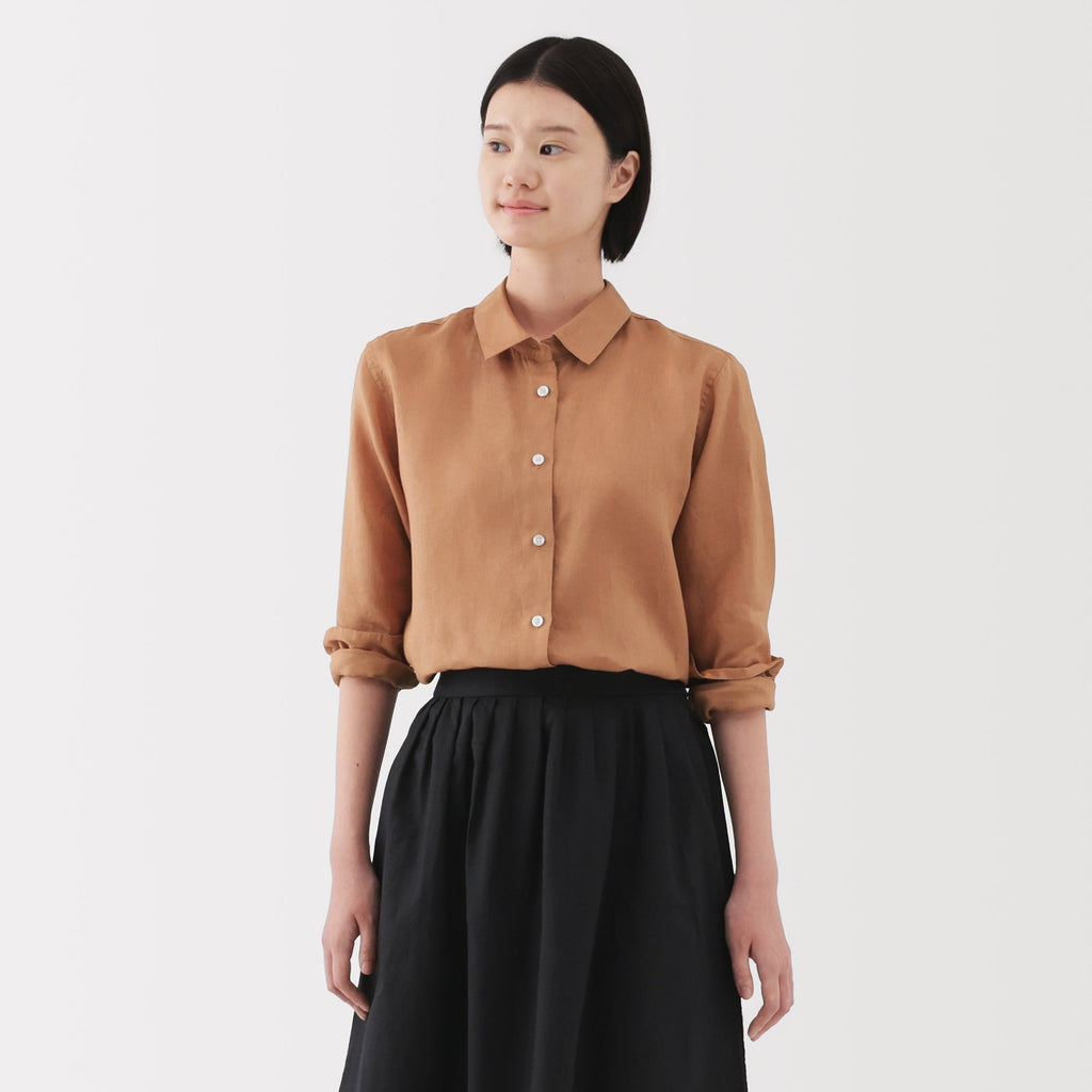 Women's Washed Linen Shirt