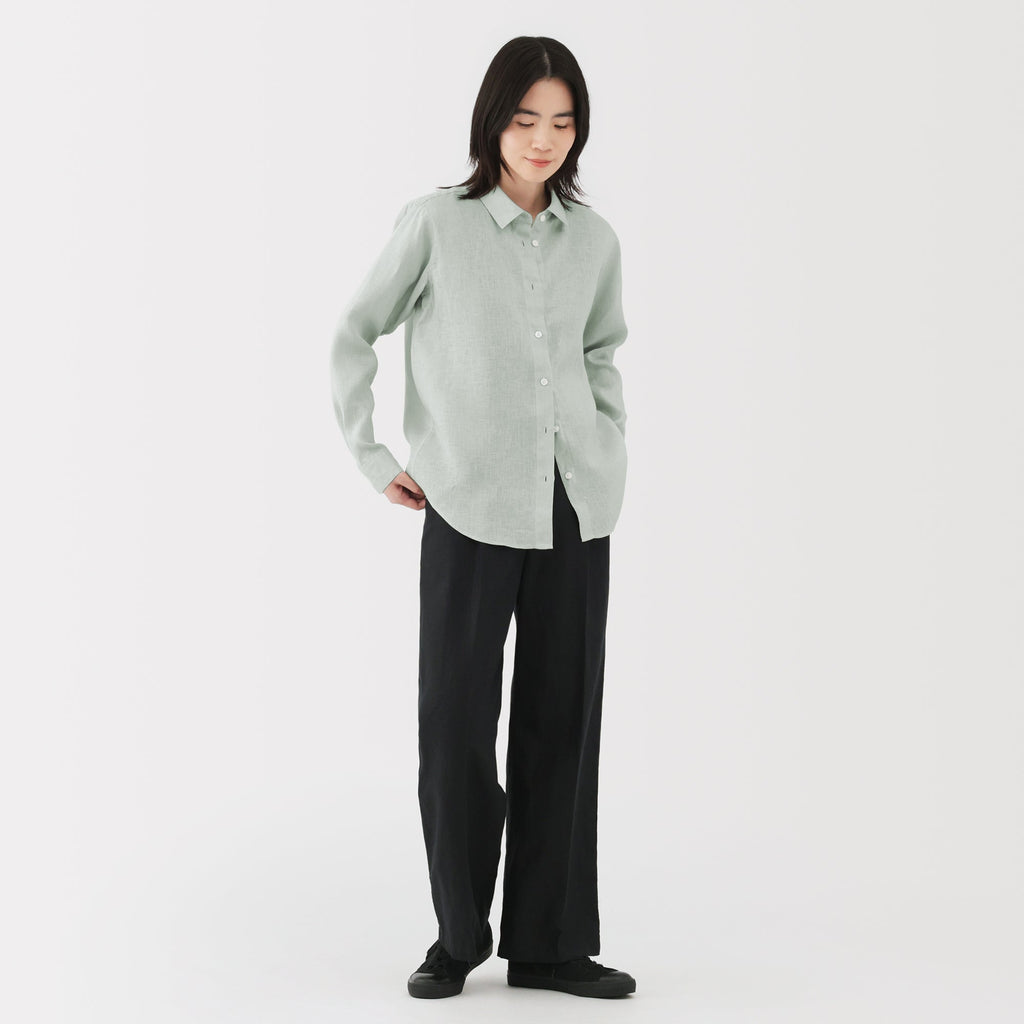 Women's Washed Linen Shirt