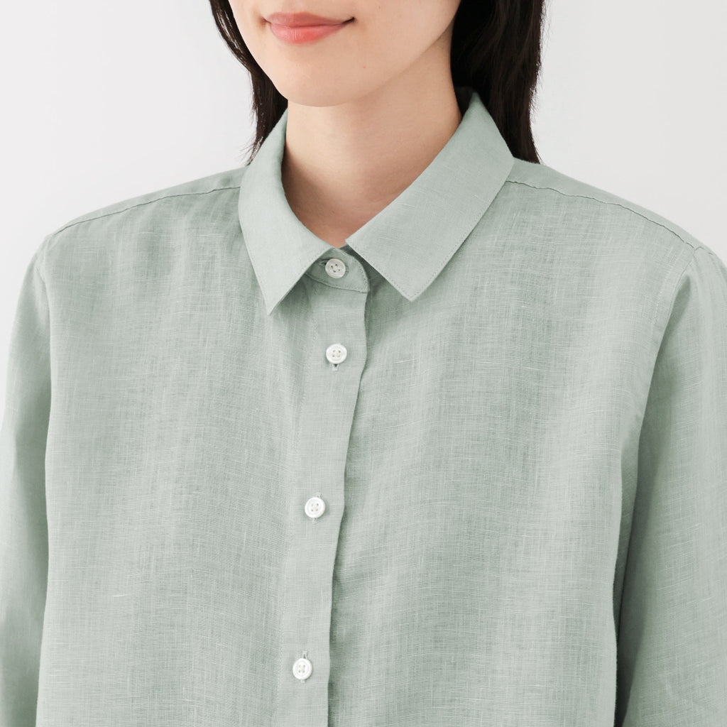 Women's Washed Linen Shirt