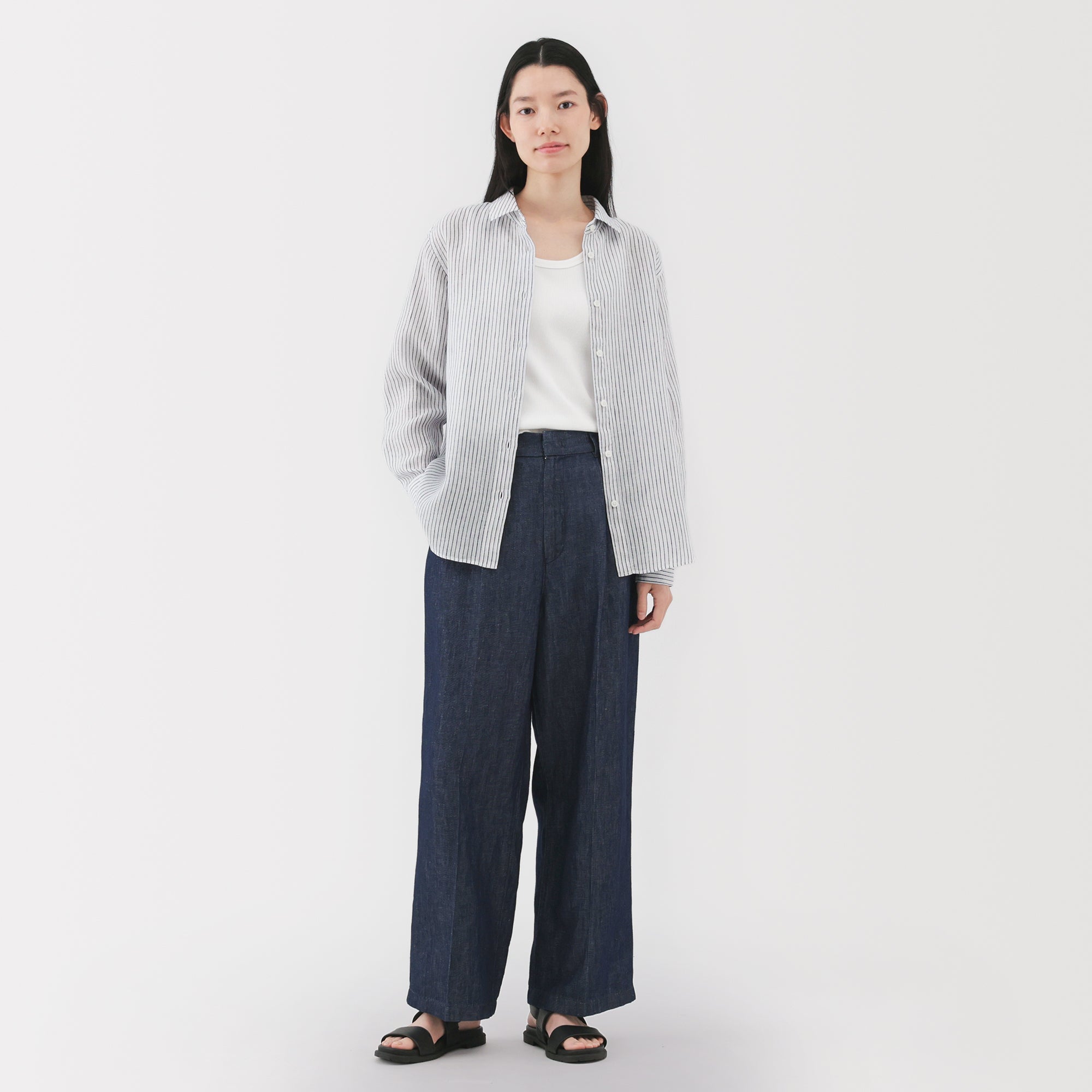 Women's Washed Linen Shirt