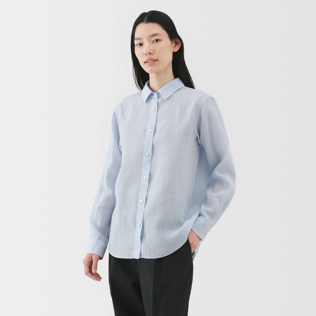 Women's Washed Linen Shirt