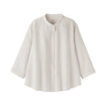Women's Linen 3/4 Sleeve Striped Blouse