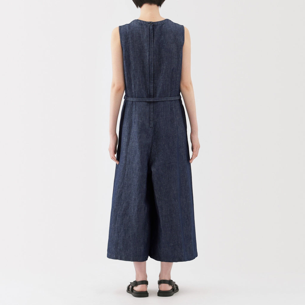Women's Hemp Blend Denim Jumpsuit