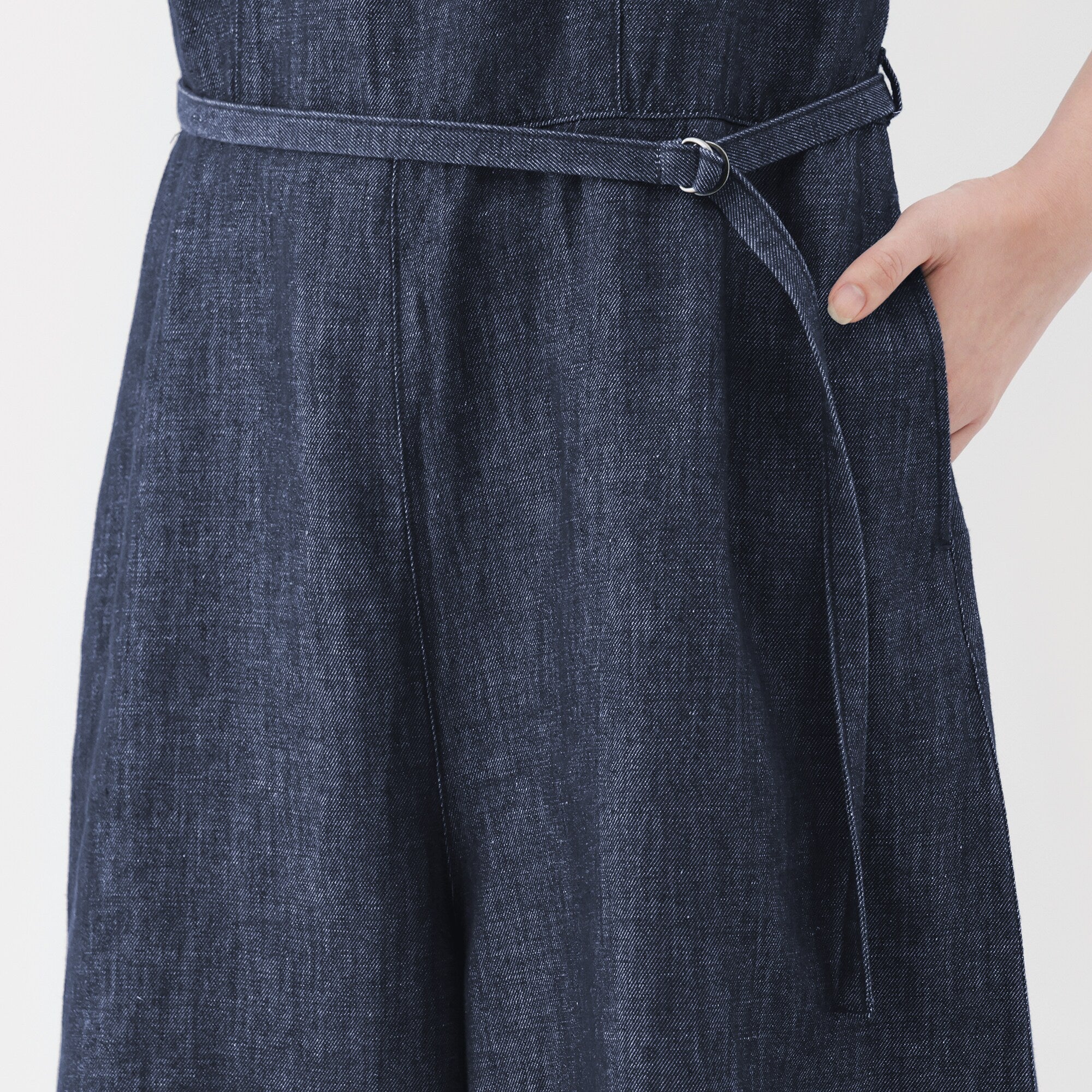Women's Hemp Blend Denim Jumpsuit