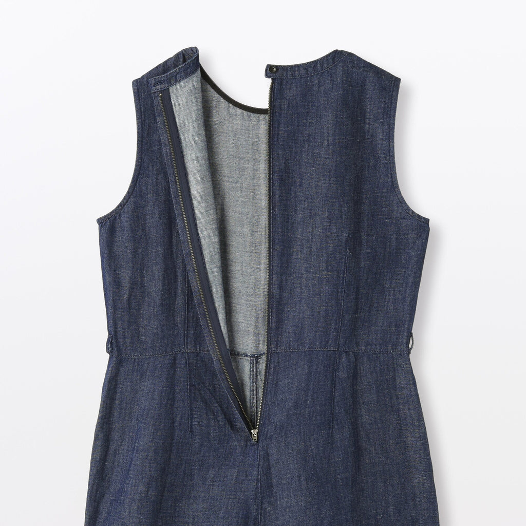 Women's Hemp Blend Denim Jumpsuit