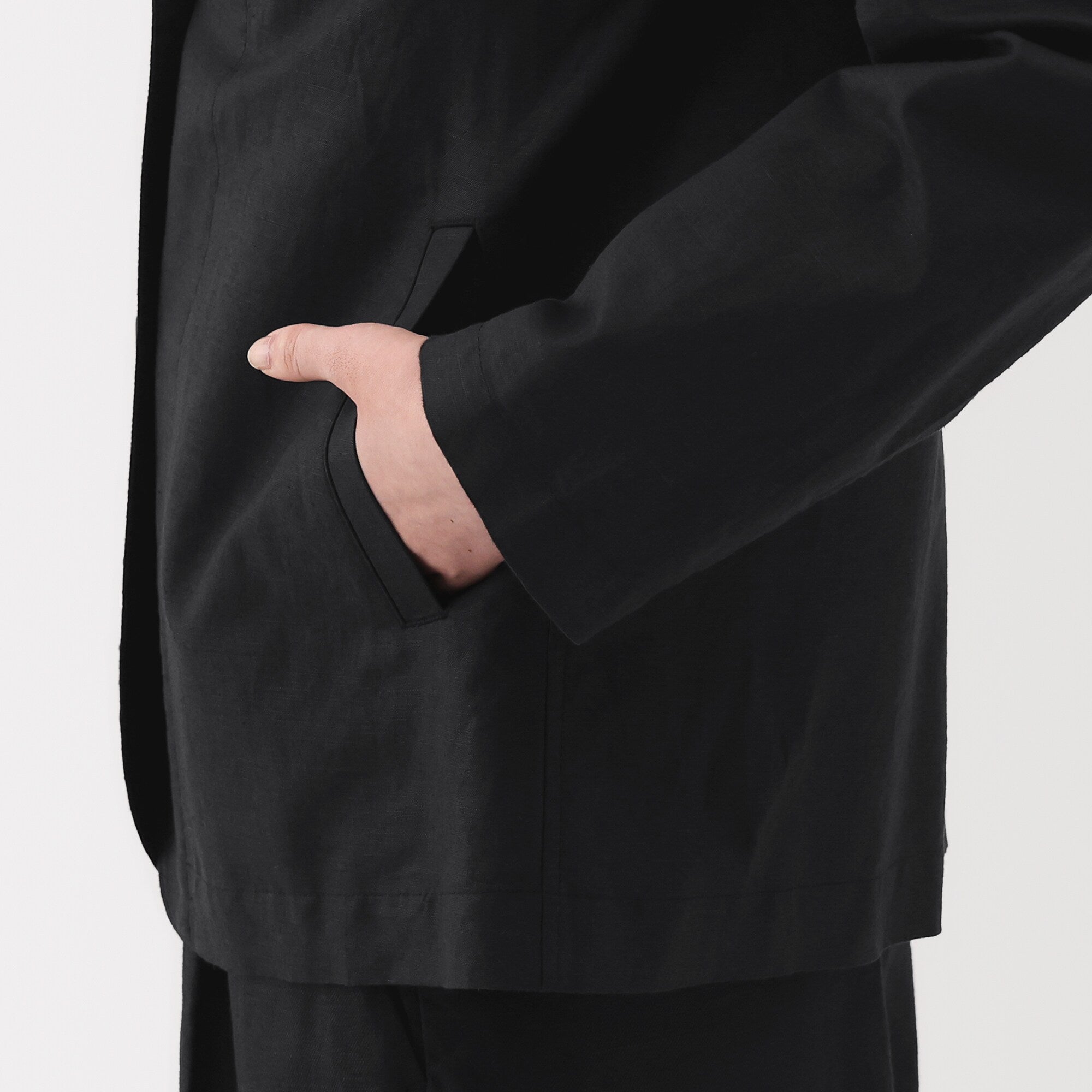 Women's Hemp Cotton Shirt Jacket