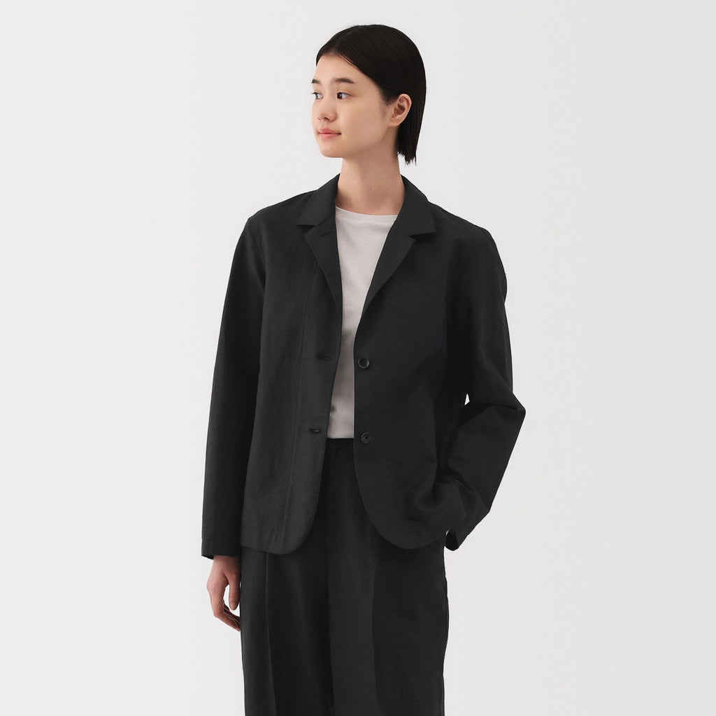 Women's Hemp Cotton Shirt Jacket