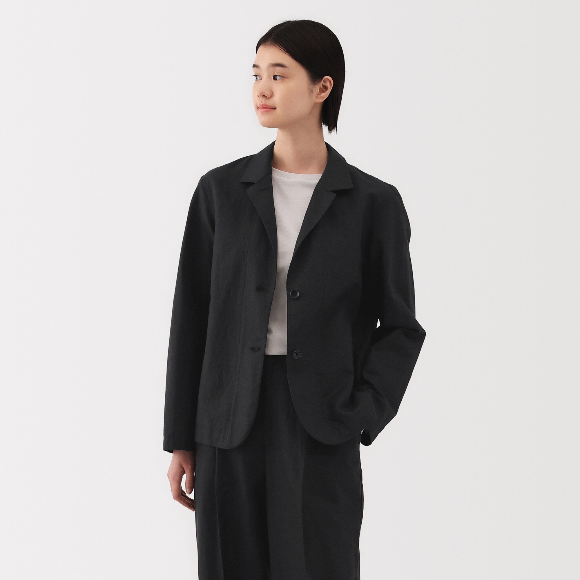 Women's Hemp Cotton Shirt Jacket