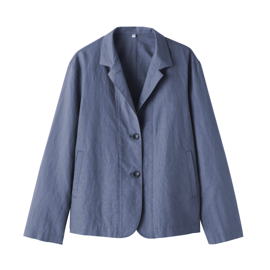 Women's Hemp Cotton Shirt Jacket
