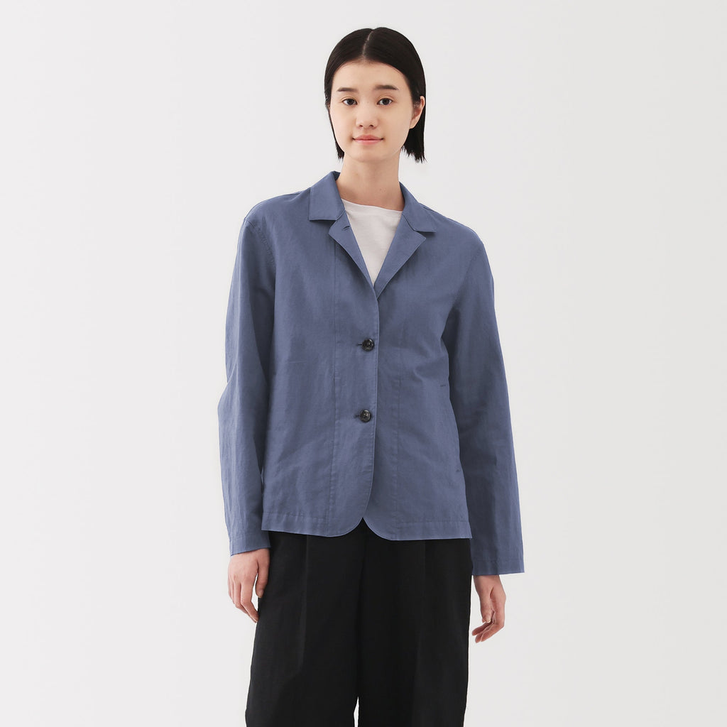 Women's Hemp Cotton Shirt Jacket