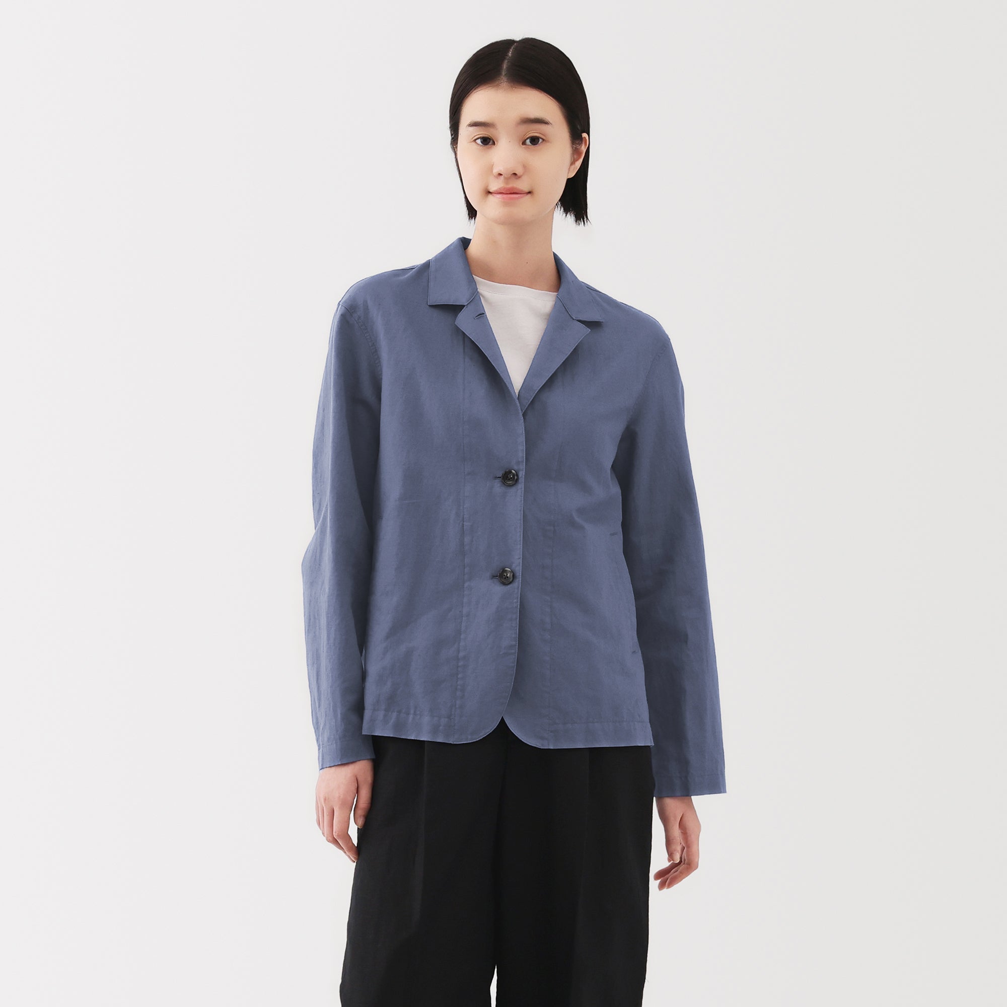 Women's Hemp Cotton Shirt Jacket