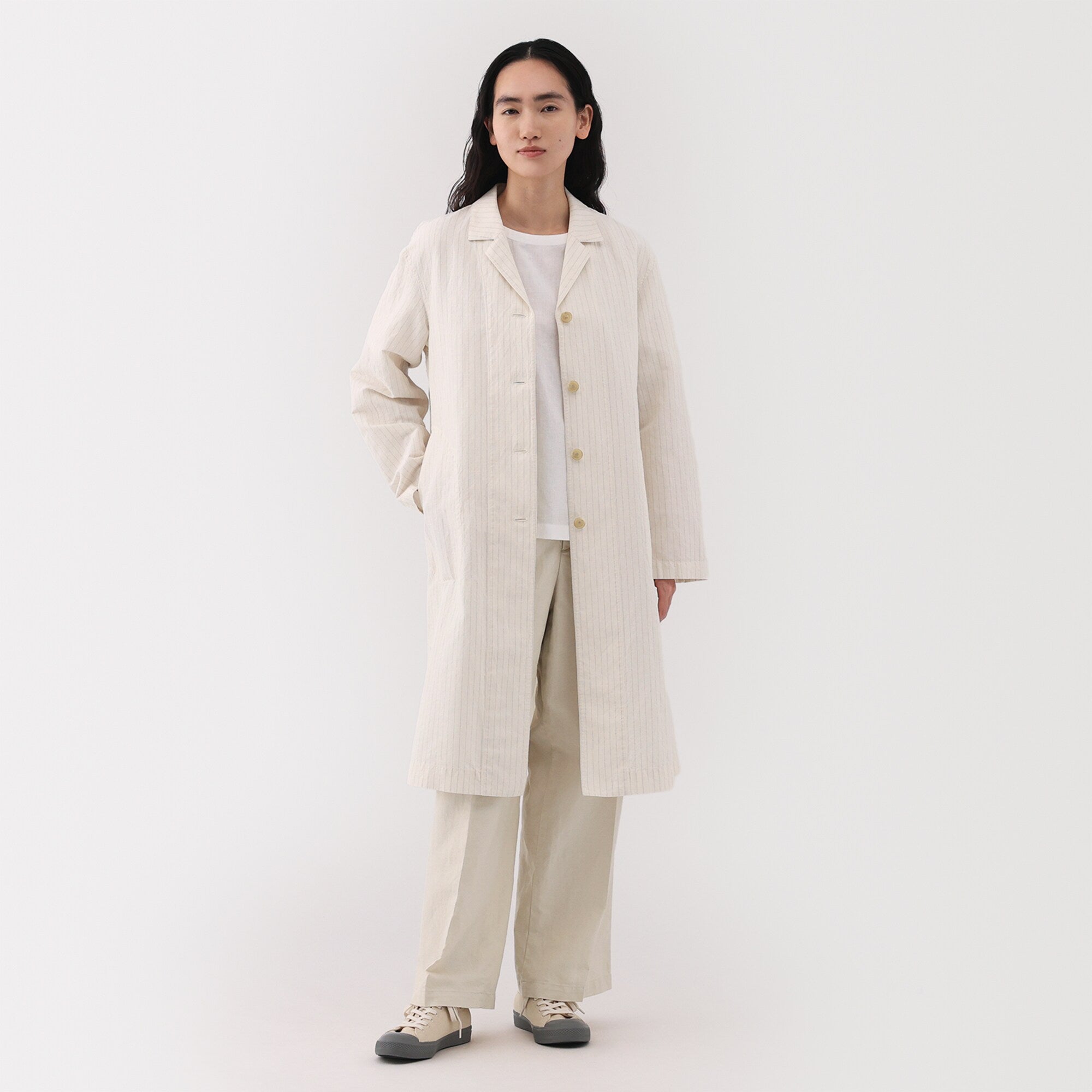 Women's Hemp Cotton Coat