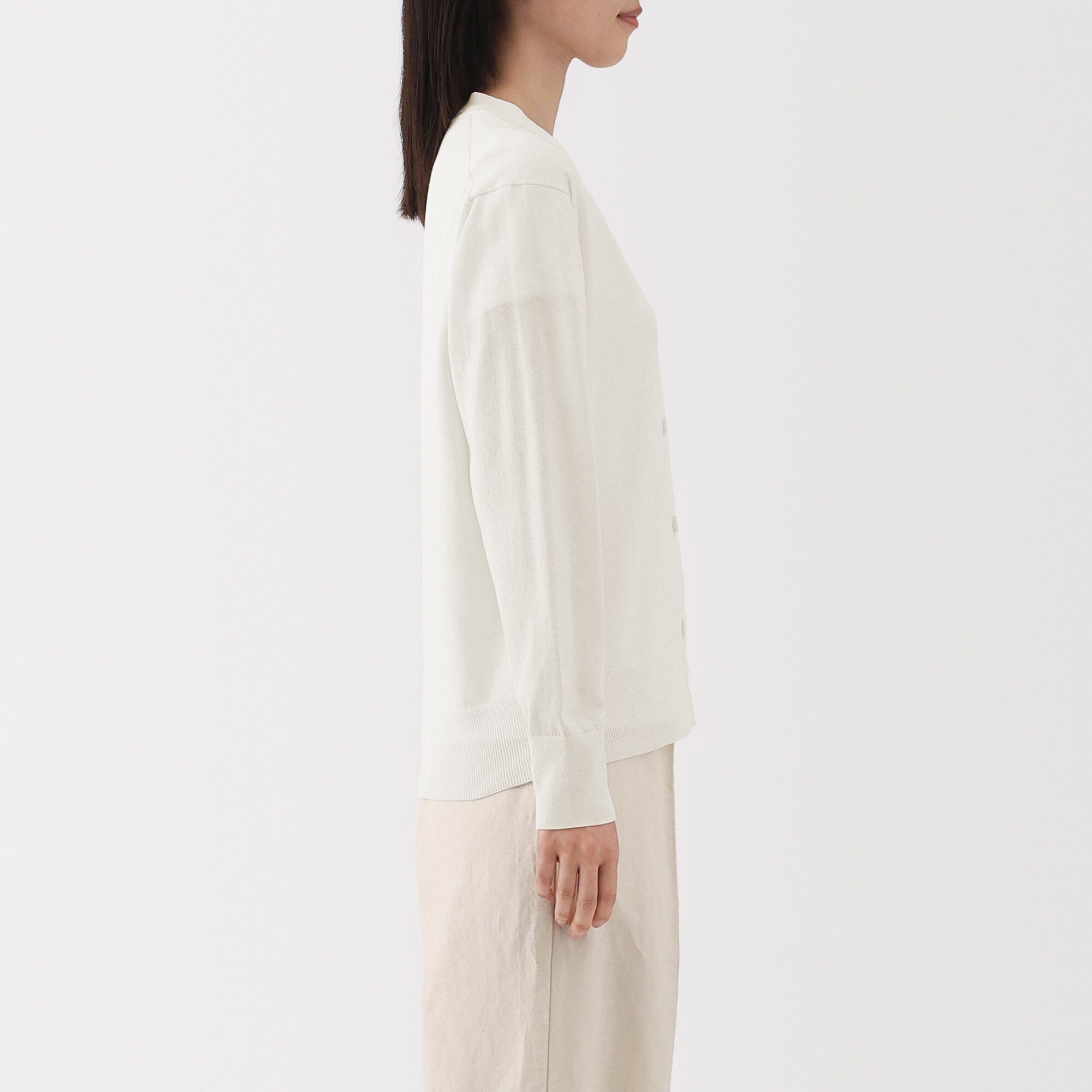 Women's Light Knit V-Neck Cardigan