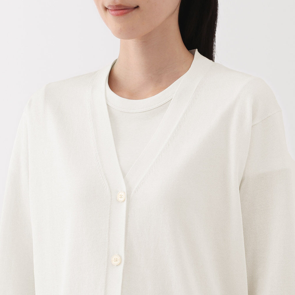 Women's Light Knit V-Neck Cardigan