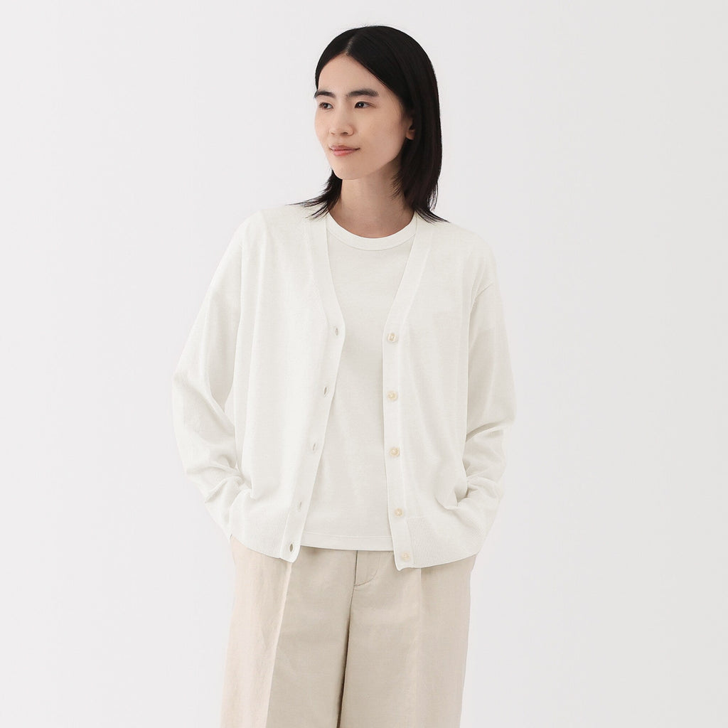 Women's Light Knit V-Neck Cardigan