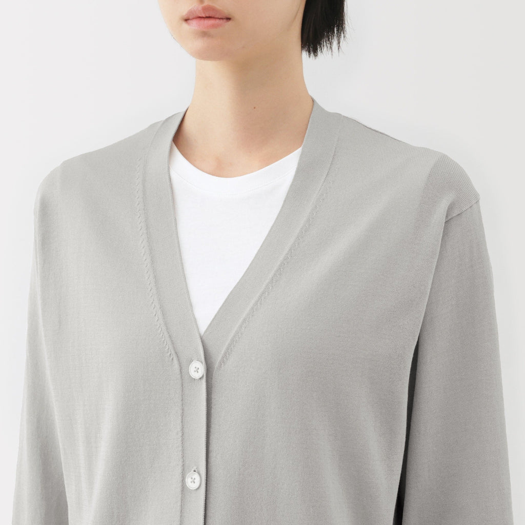 Women's Light Knit V-Neck Cardigan