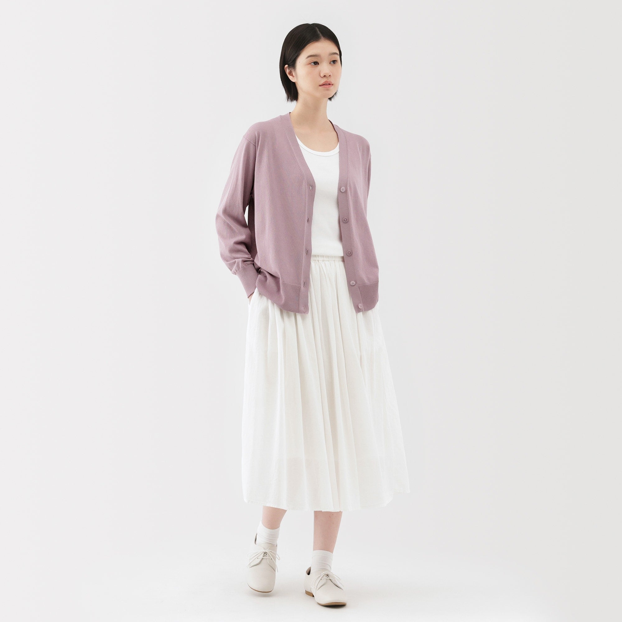 Women's Light Knit V-Neck Cardigan