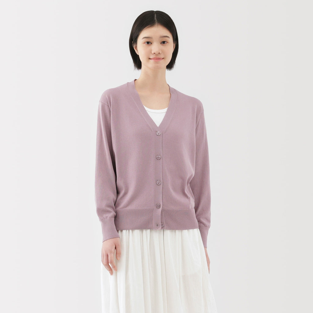 Women's Light Knit V-Neck Cardigan