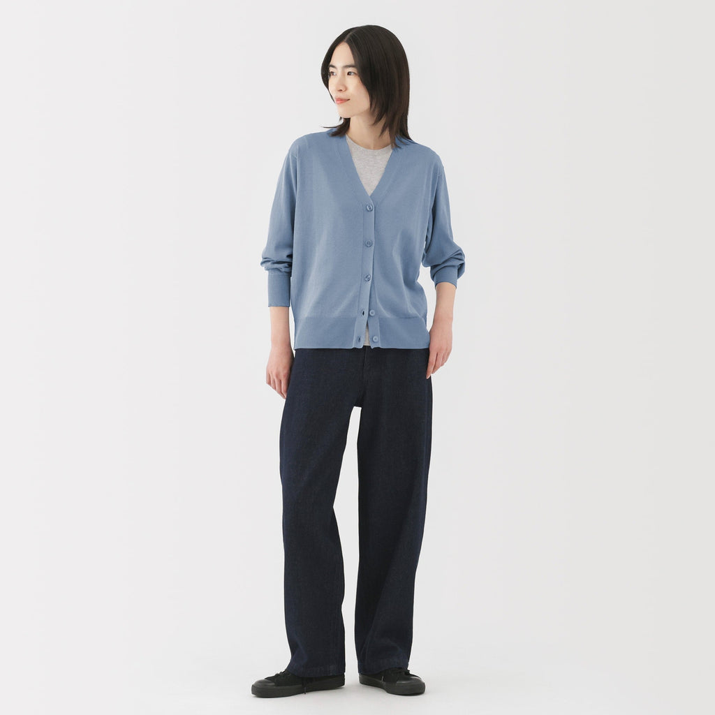 Women's Light Knit V-Neck Cardigan