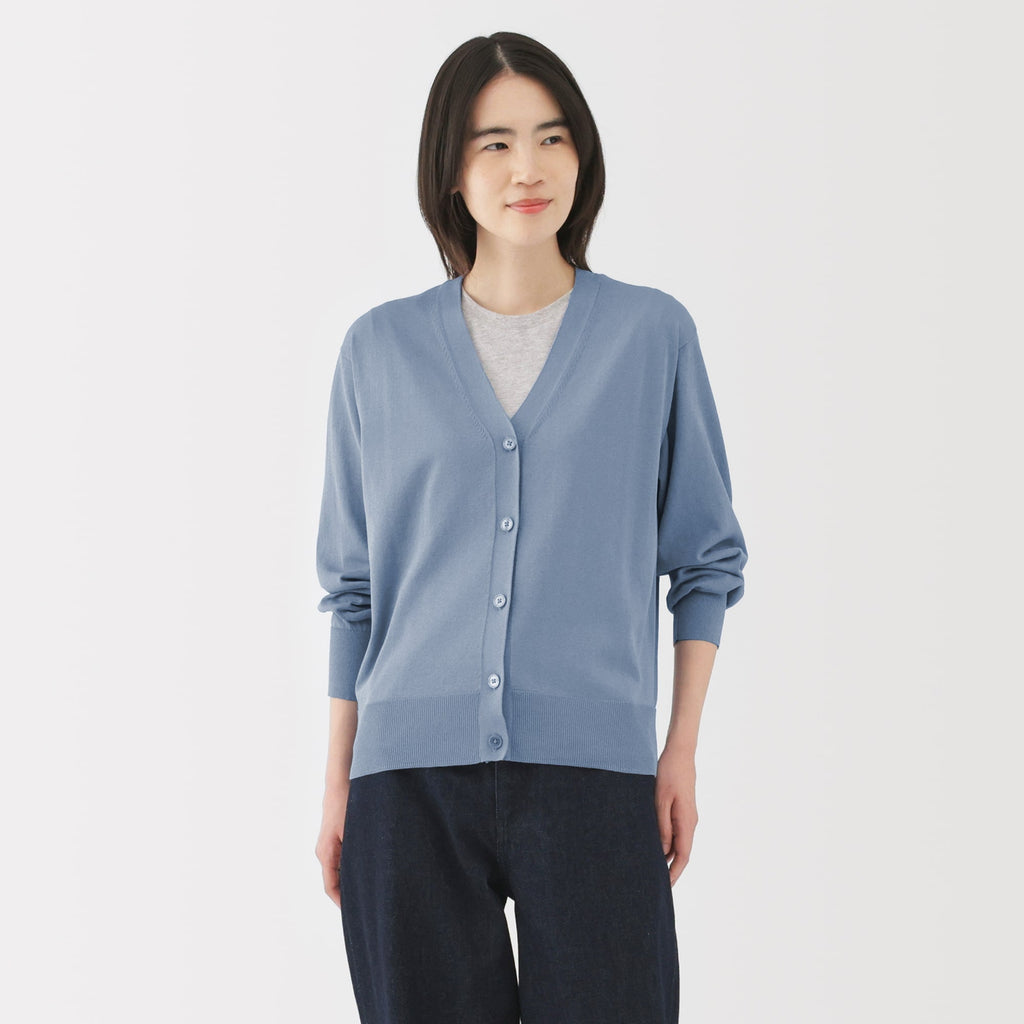 Women's Light Knit V-Neck Cardigan