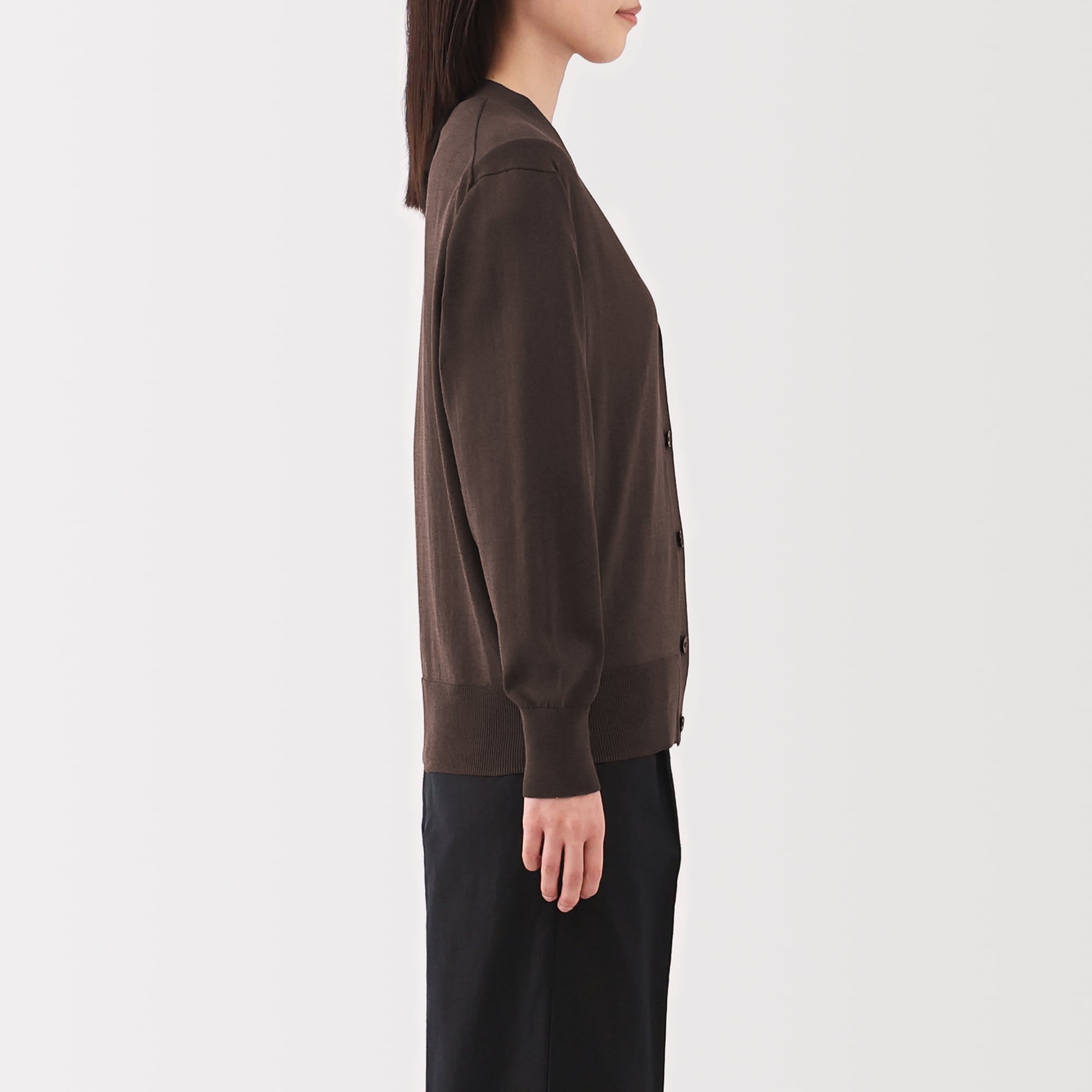 Women's Light Knit V-Neck Cardigan