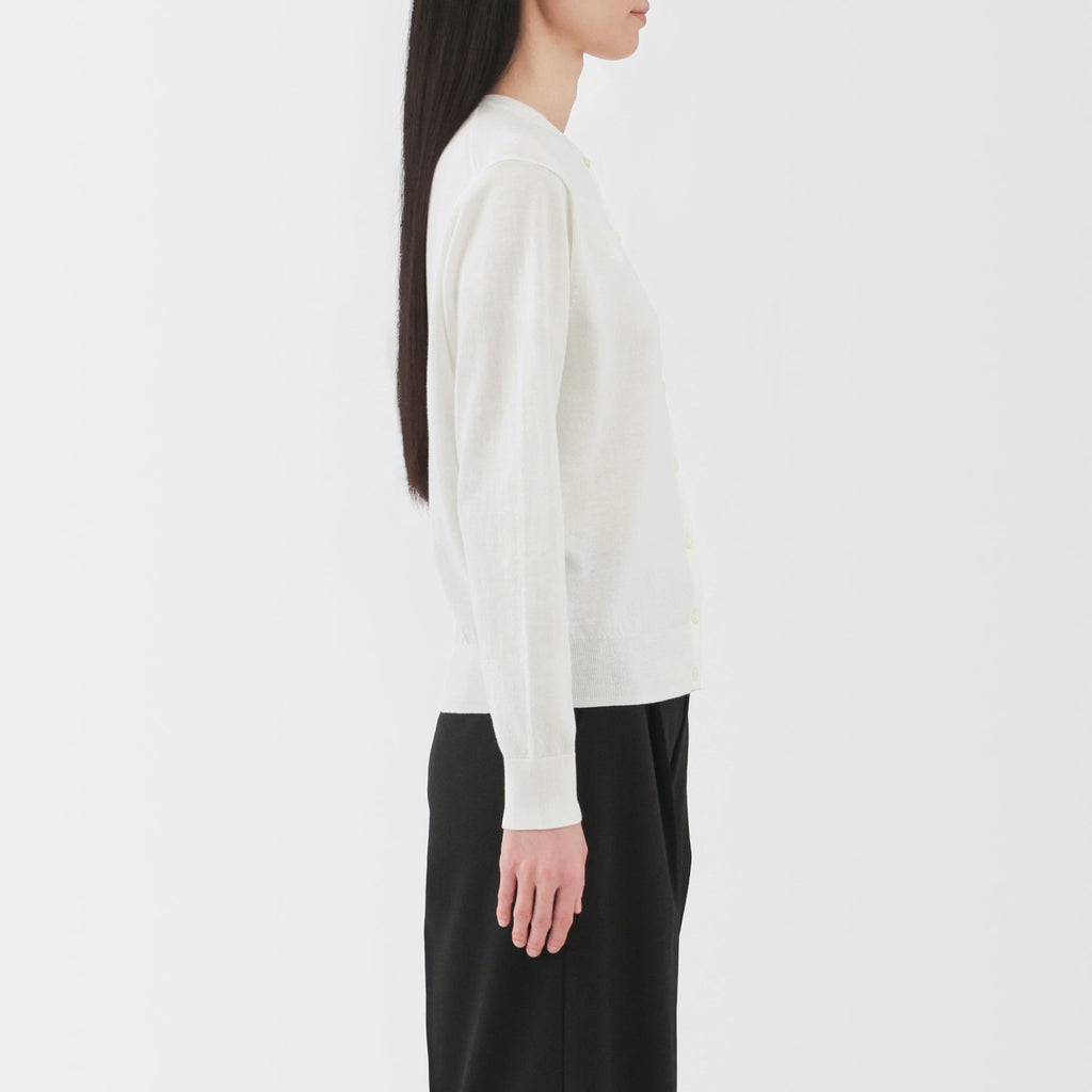 Women's High Twist Crewneck Cardigan
