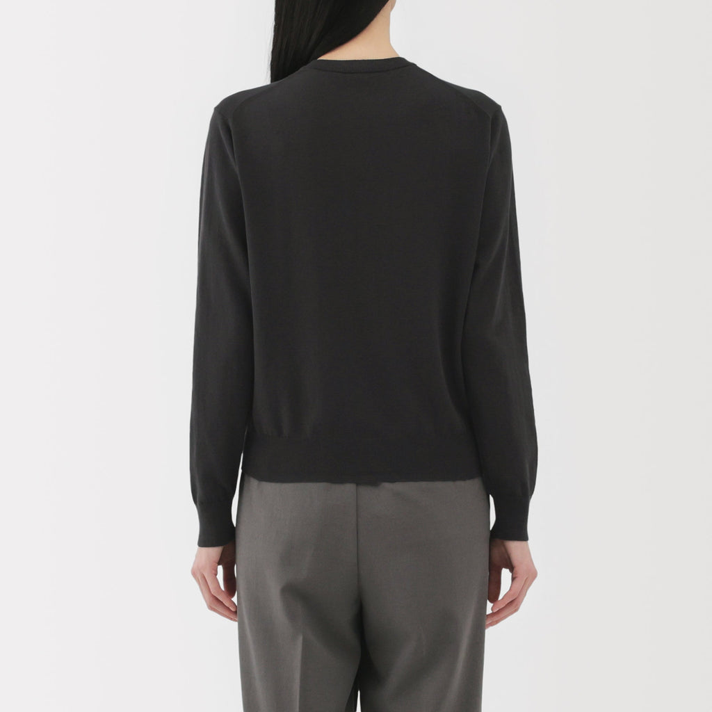 Women's High Twist Crewneck Cardigan