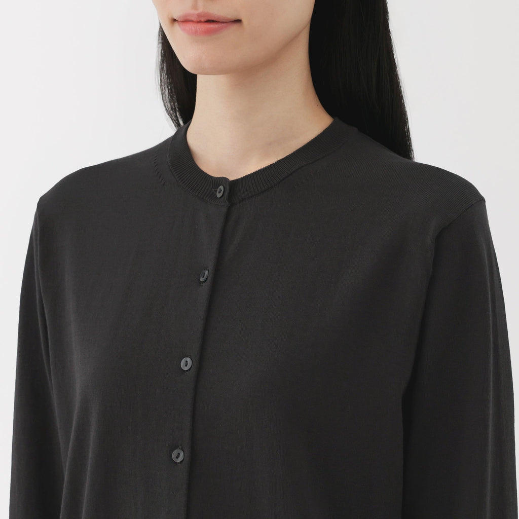 Women's High Twist Crewneck Cardigan