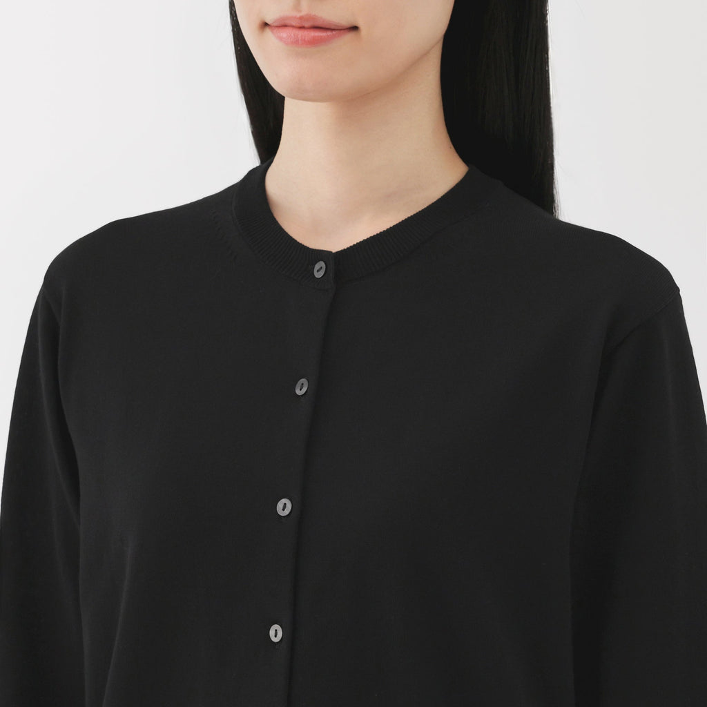Women's High Twist Crewneck Cardigan