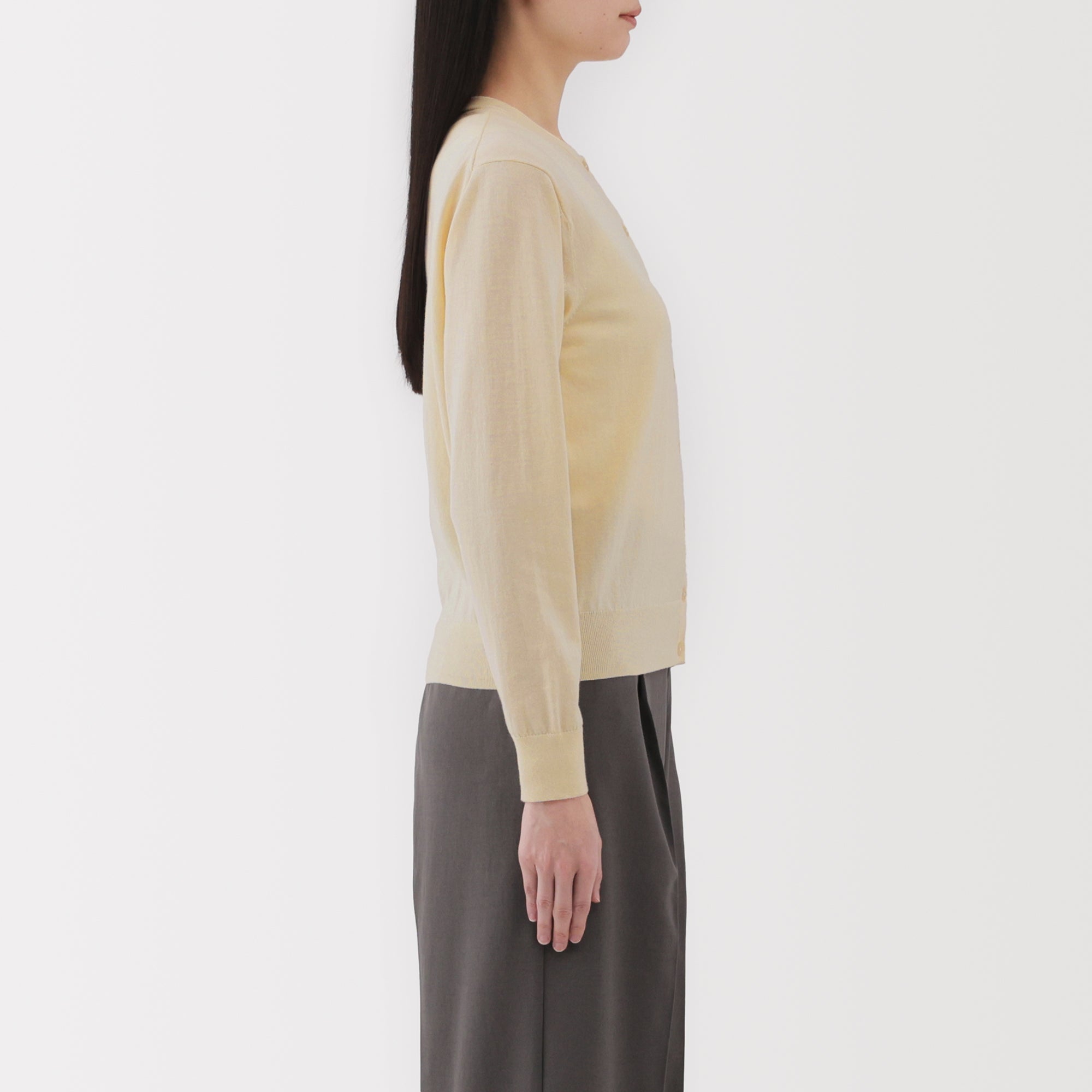 Women's High Twist Crewneck Cardigan