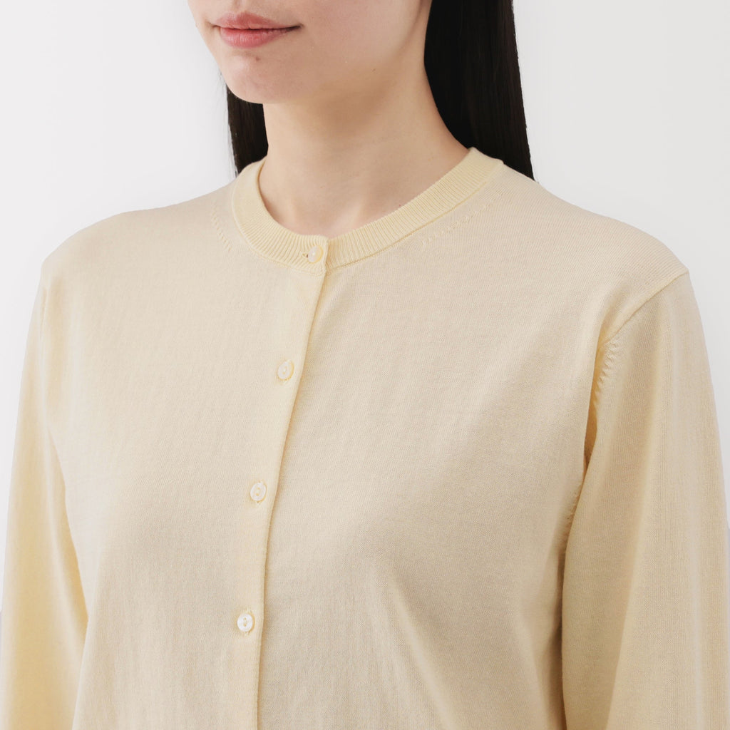 Women's High Twist Crewneck Cardigan