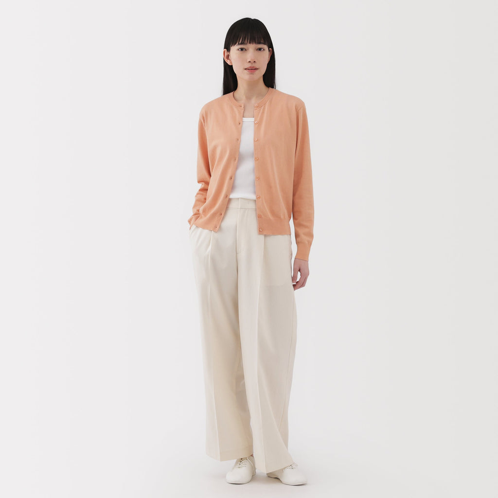 Women's High Twist Crewneck Cardigan
