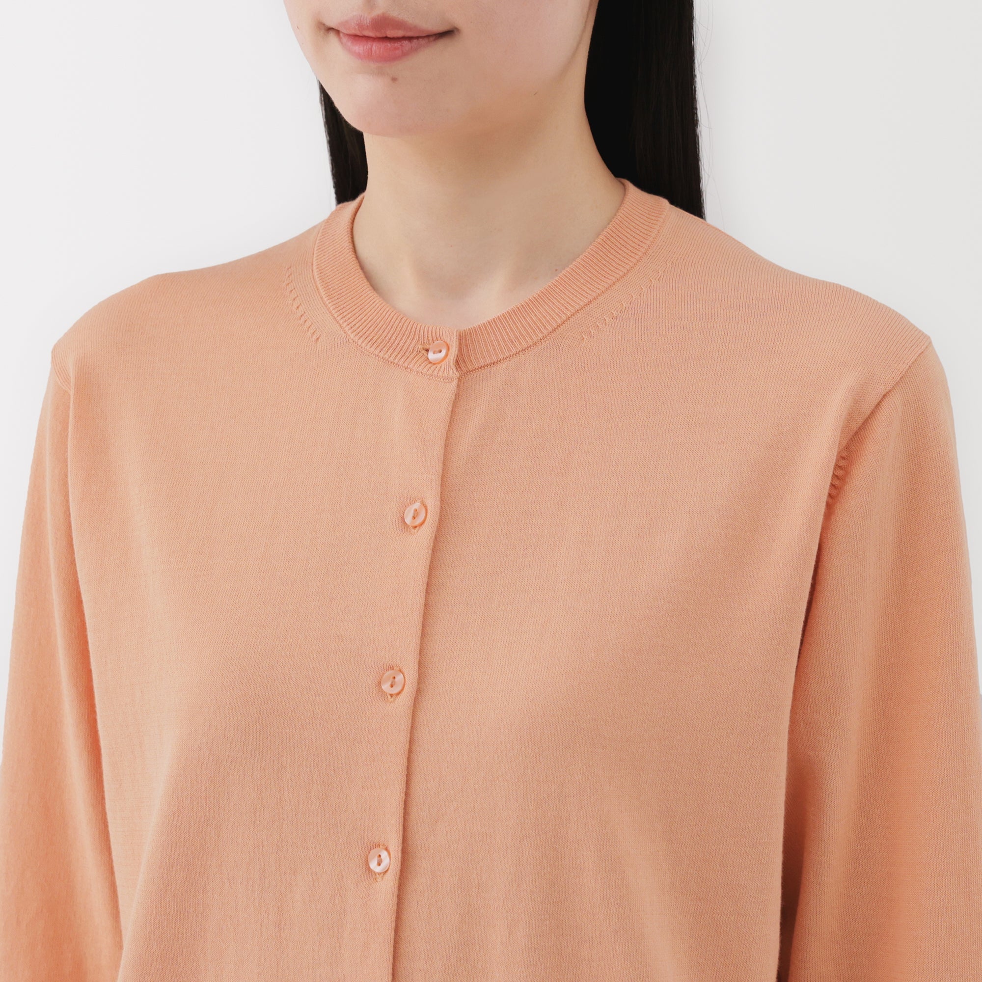 Women's High Twist Crewneck Cardigan