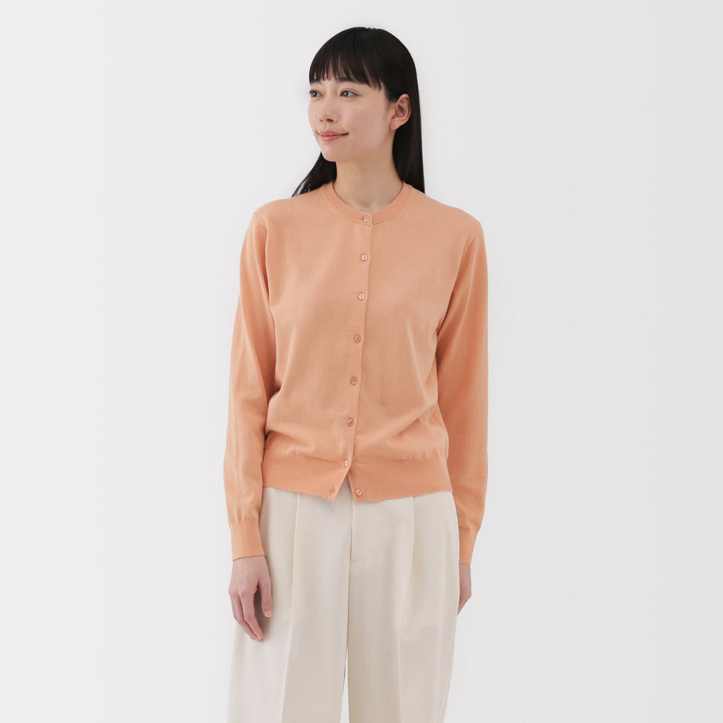 Women's High Twist Crewneck Cardigan