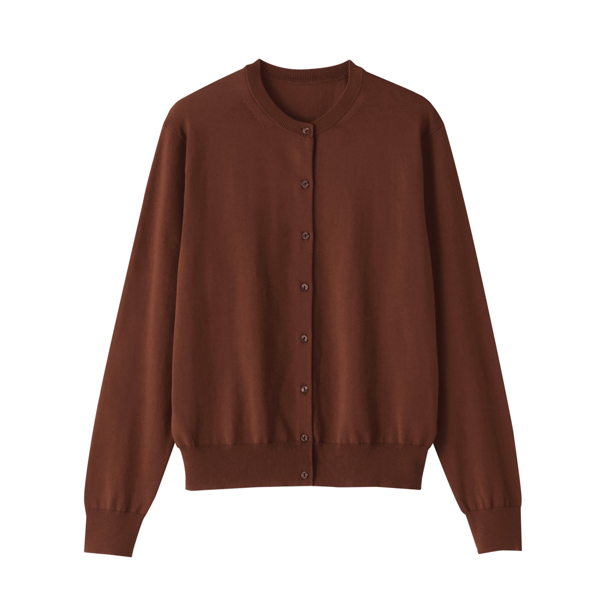 Women's High Twist Crewneck Cardigan