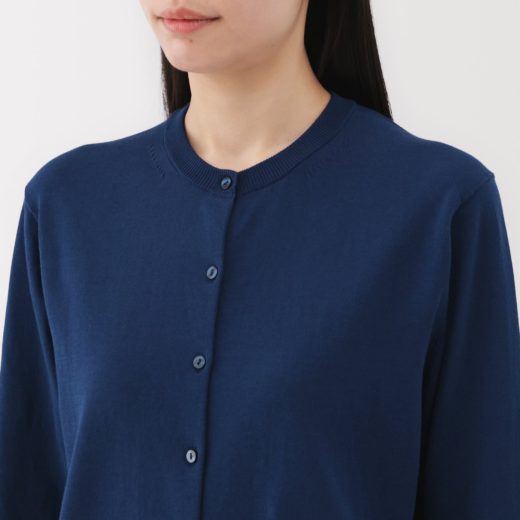 Women's High Twist Crewneck Cardigan