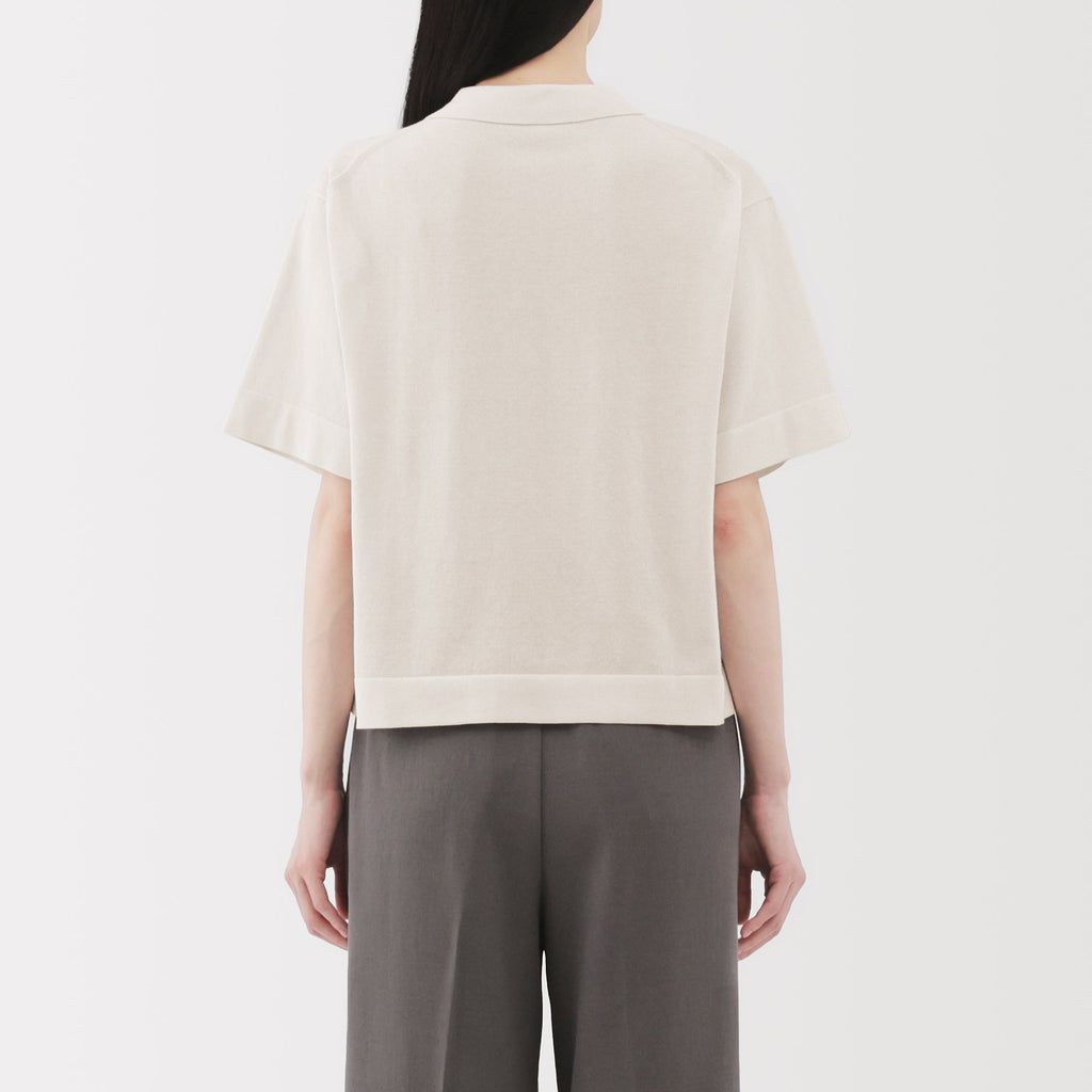Women's Light Knit Polo Jumper