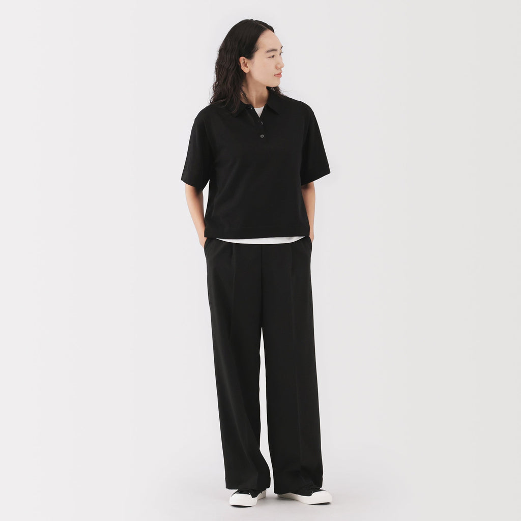 Women's Light Knit Polo Jumper