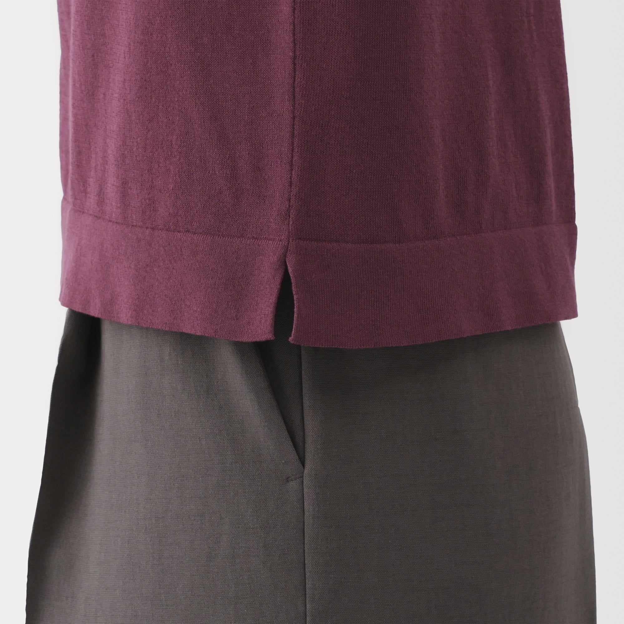 Women's Light Knit Polo Jumper
