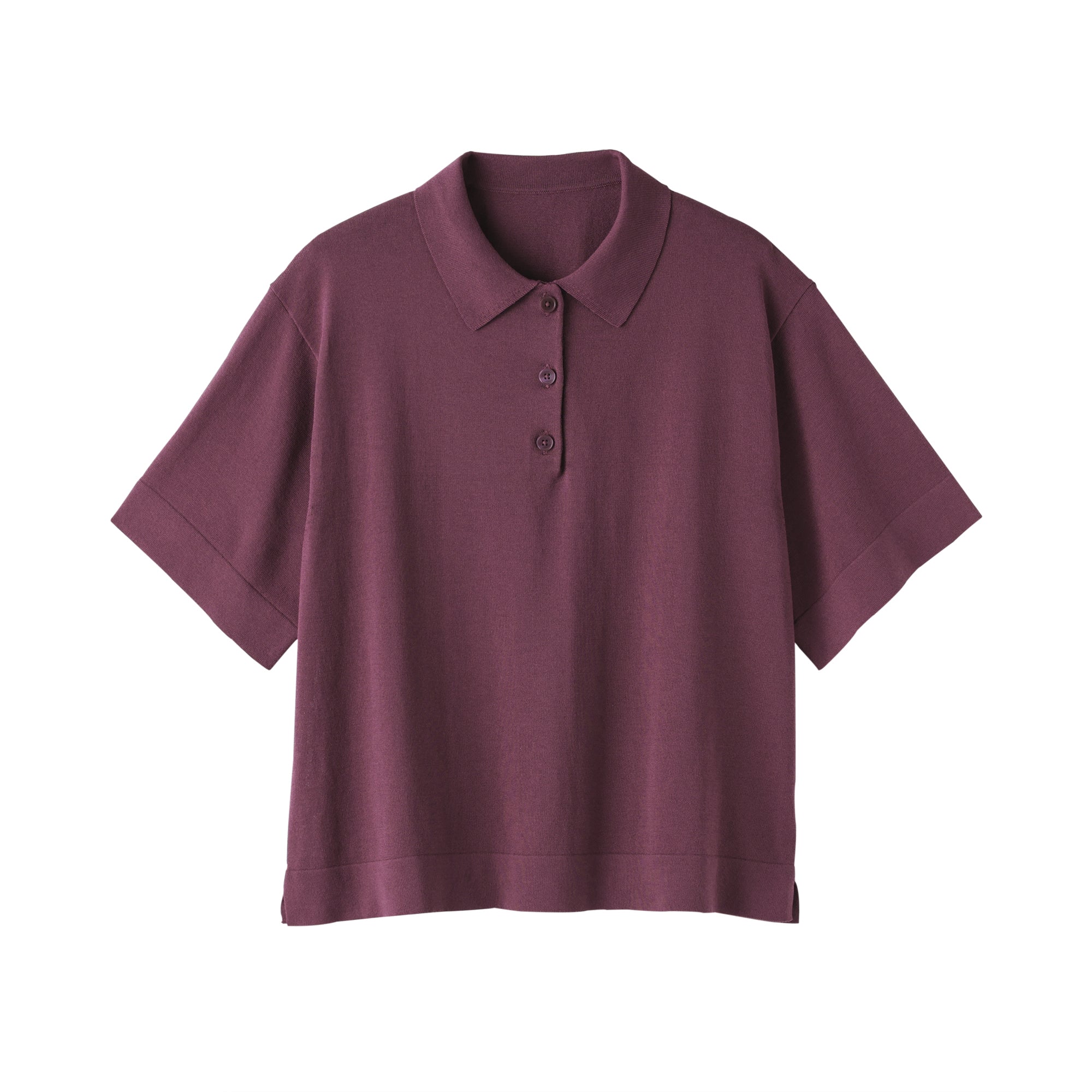 Women's Light Knit Polo Jumper