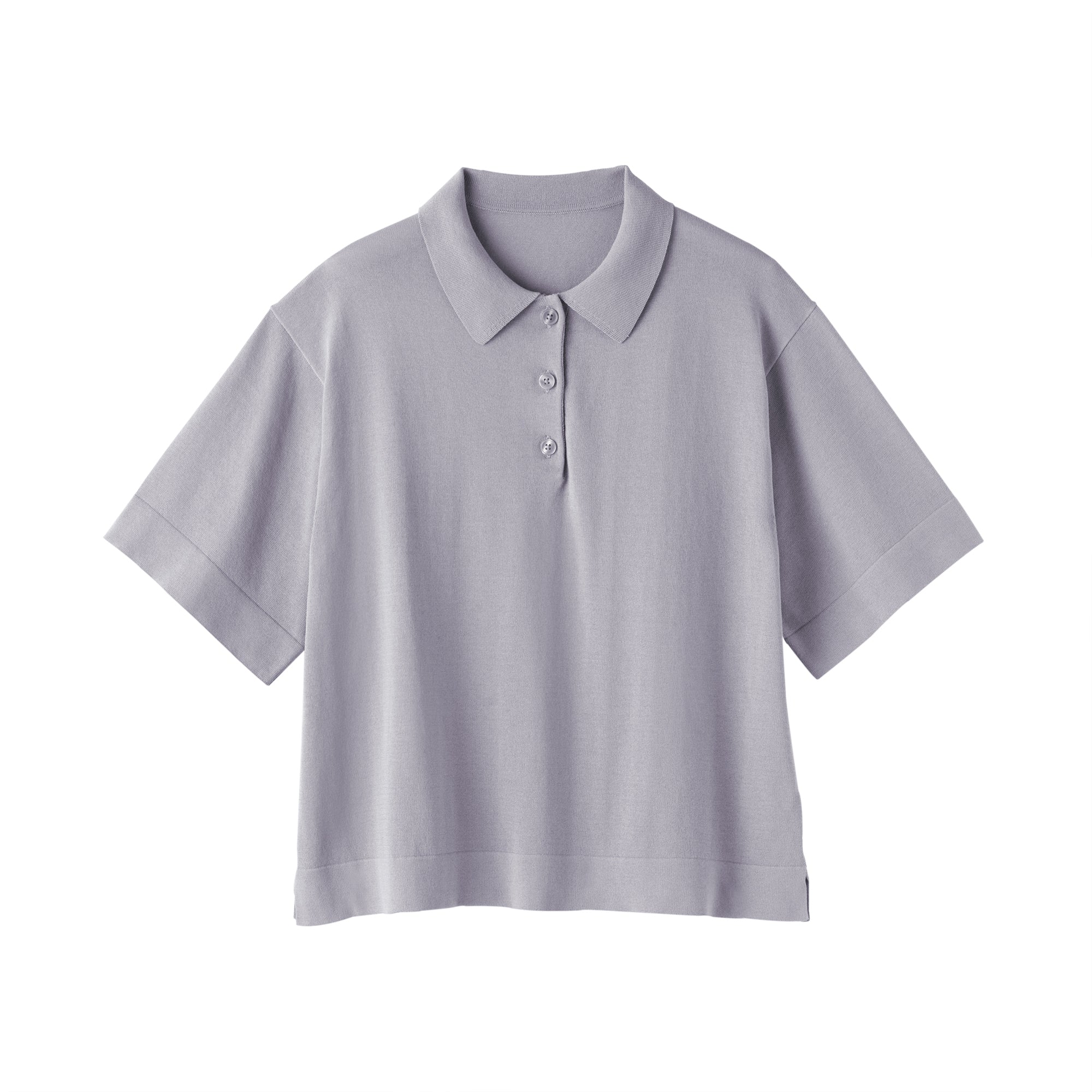 Women's Light Knit Polo Jumper