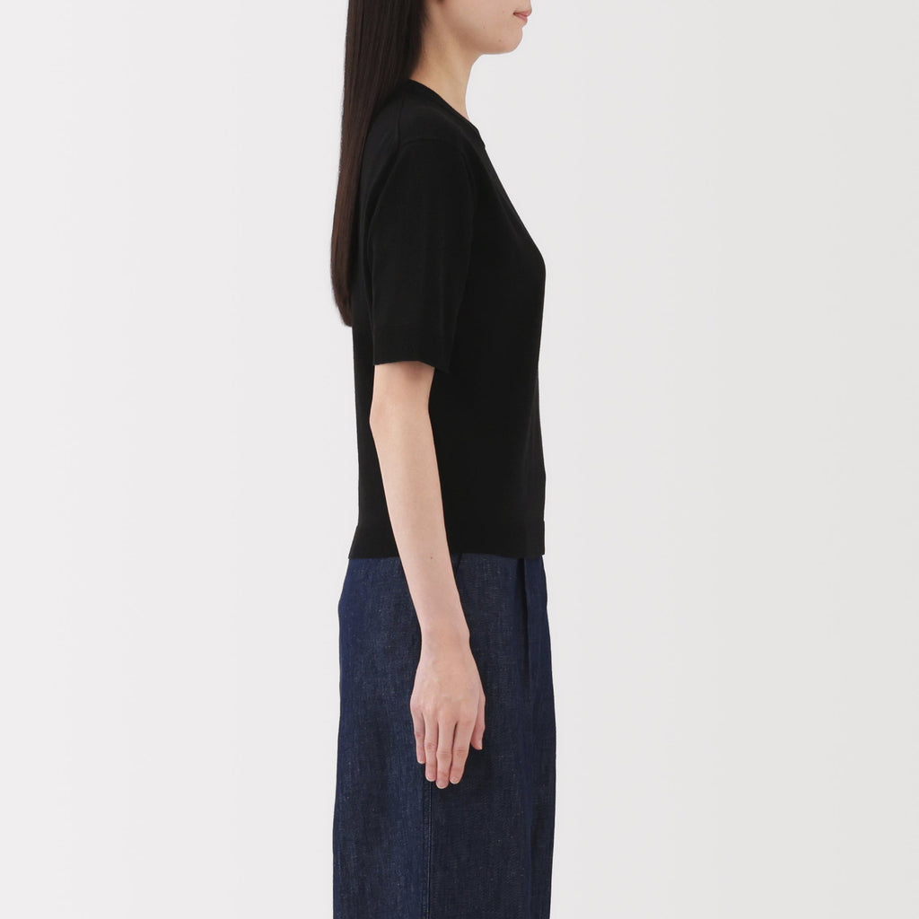 Women's High Twist Half Sleeve Sweater