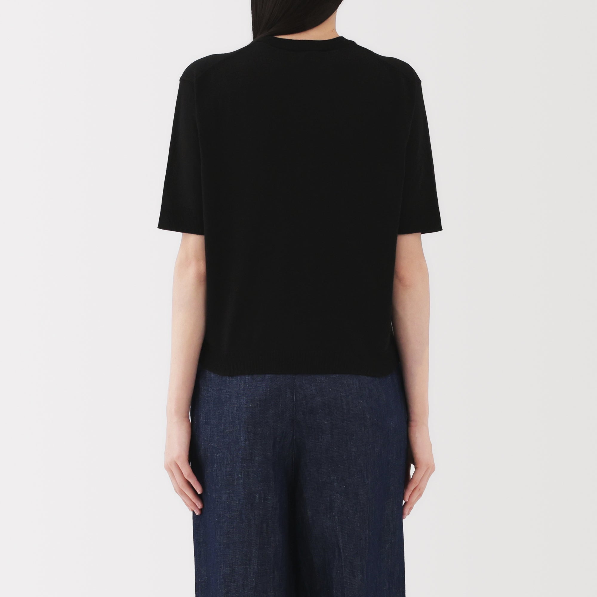 Women's High Twist Half Sleeve Sweater