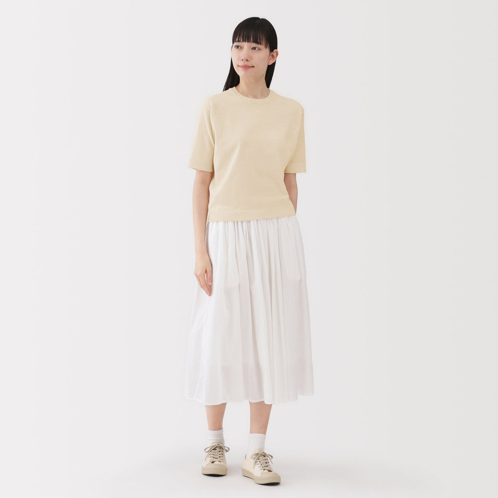 Women's High Twist Half Sleeve Sweater