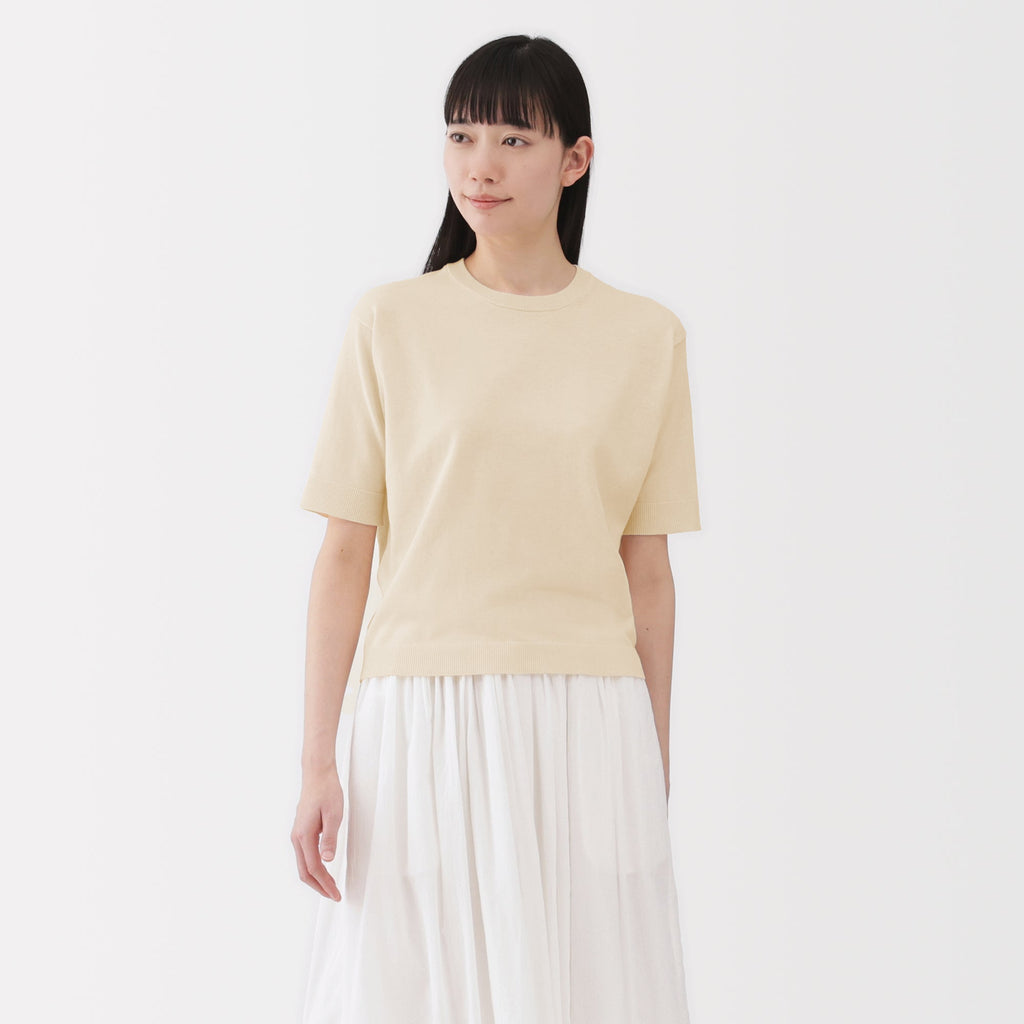 Women's High Twist Half Sleeve Sweater